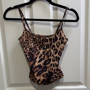 Whitefox Keep Up With Me Top Cheetah - xs